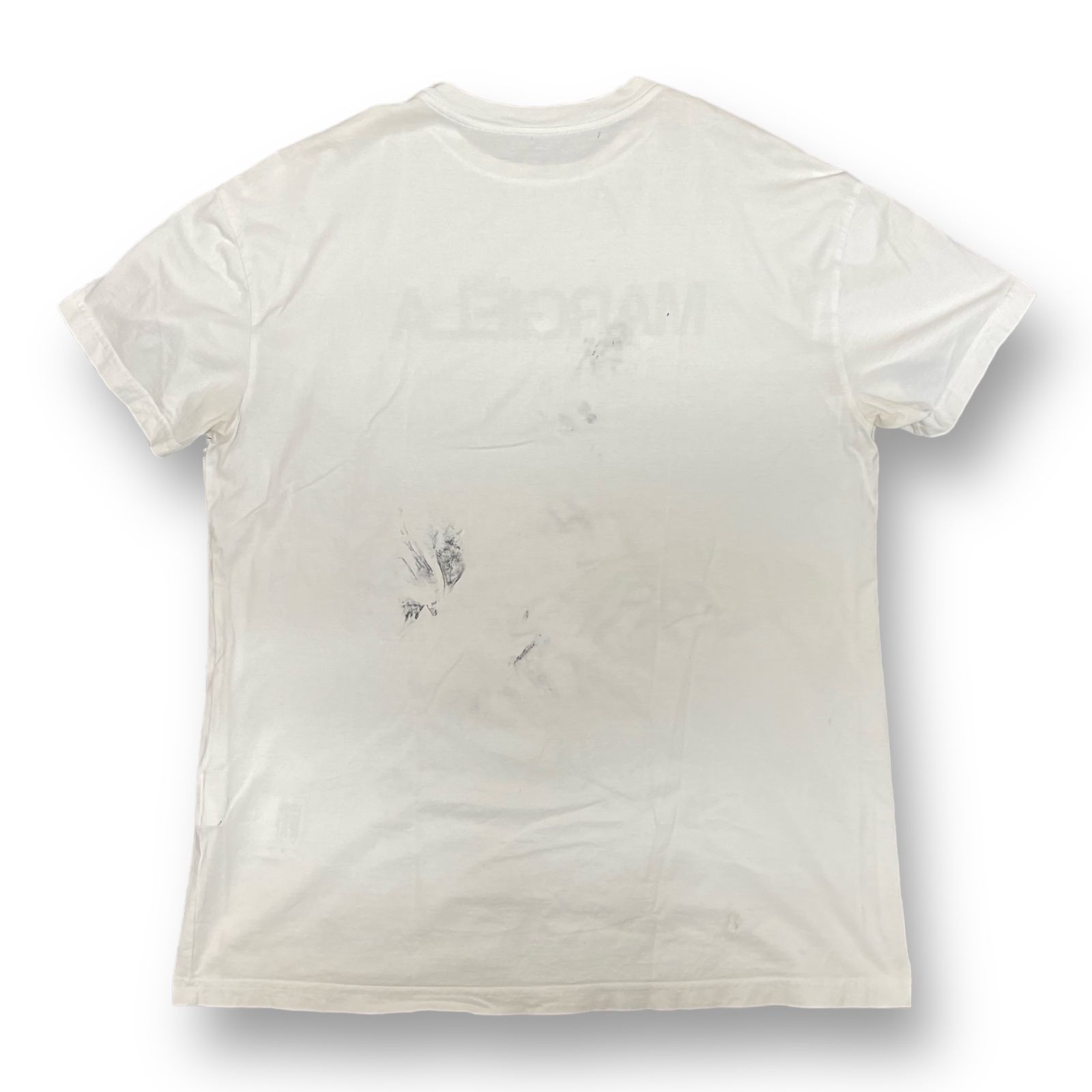 『MAISON MARGIELA』 ロゴプリント クルーネック Tシャツ MM6 Maison Margiela (エムエムシックス メゾン マルジェラ