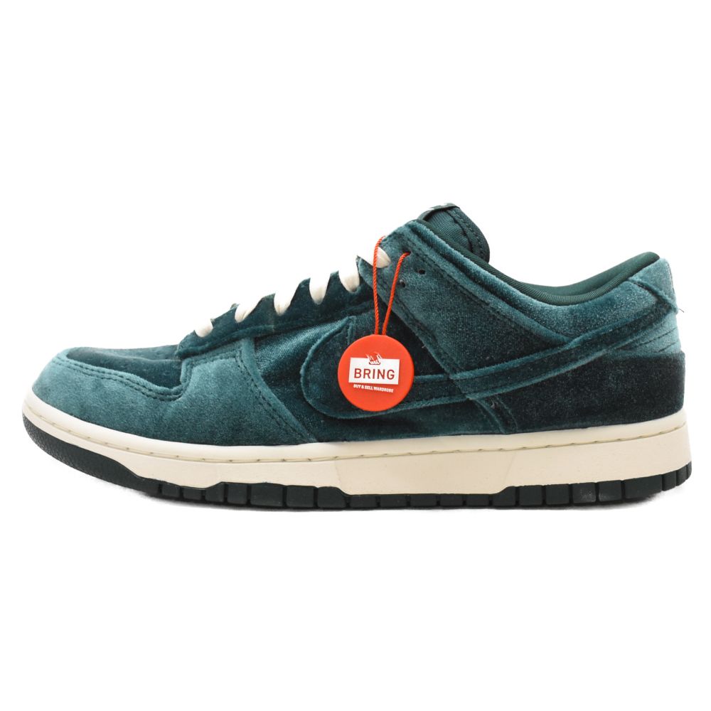 NIKE (ナイキ) W DUNK LOW Atomic Teal ウィメンズ ダンク ベロア ローカットスニーカー アトミック ティール DZ5224-300 グリーン US12/29.0cm