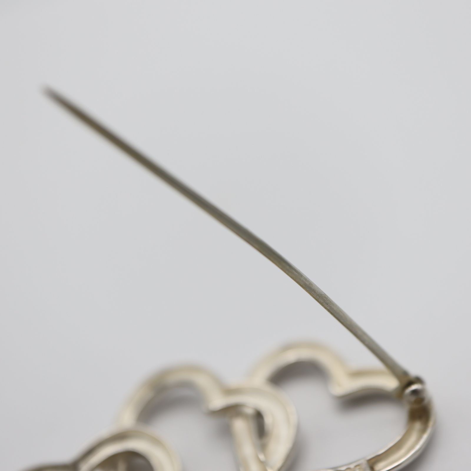 ティファニー　トリプルハートブローチ TIFFANY&Co. ティファニー 14K スリーハート ブローチ オープン