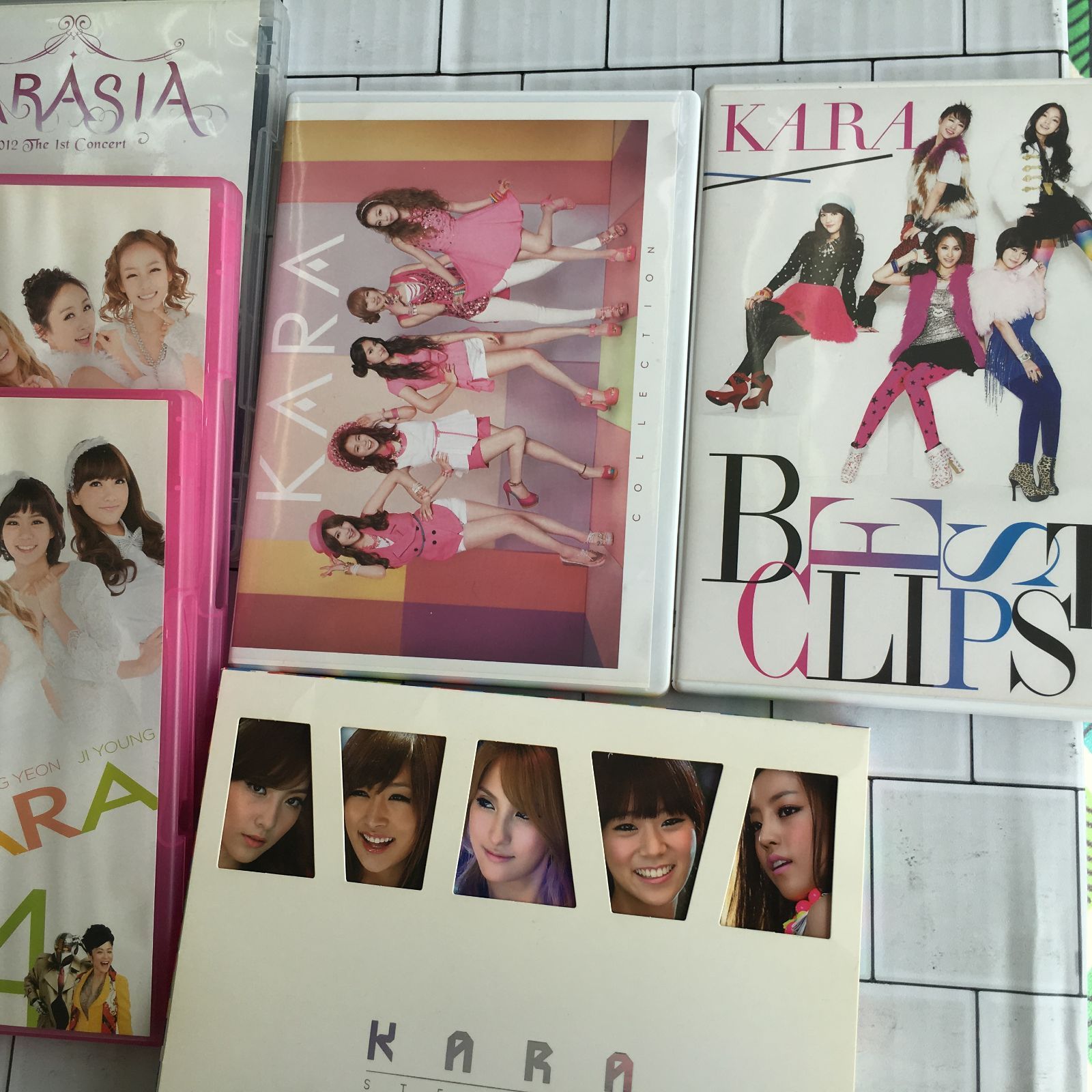 アイボリー×レッド 【値下げ】KARA CD・DVD・クリアファイルまとめ売り