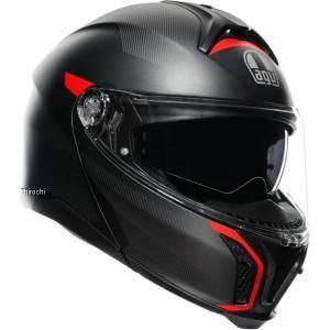 4営業日で発送 AGV TOURMODULAR 005-FREQUENCY MATT GUNMETAL RED M 57-58cm