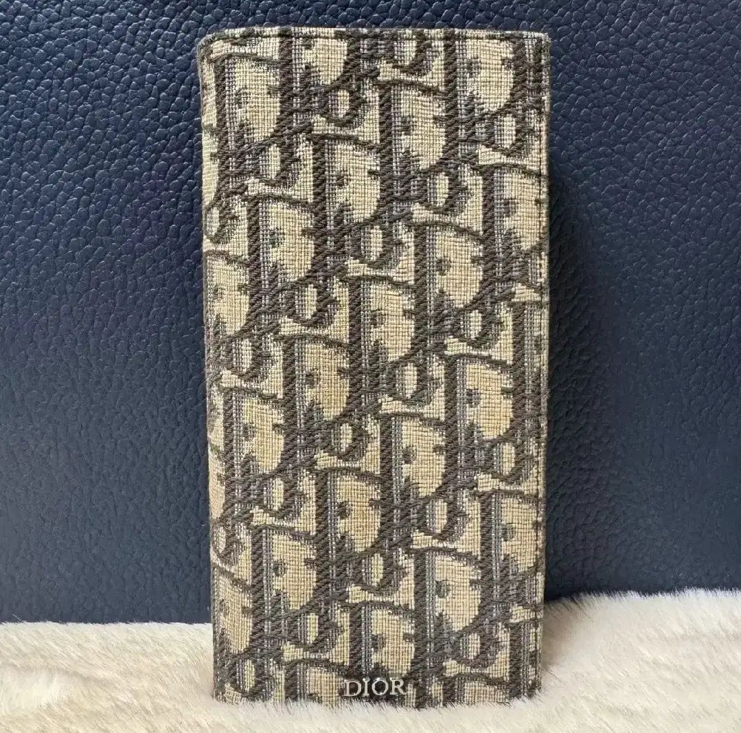 DIOR ディオール オブリーク長財布ジャカード バーティカル ロング