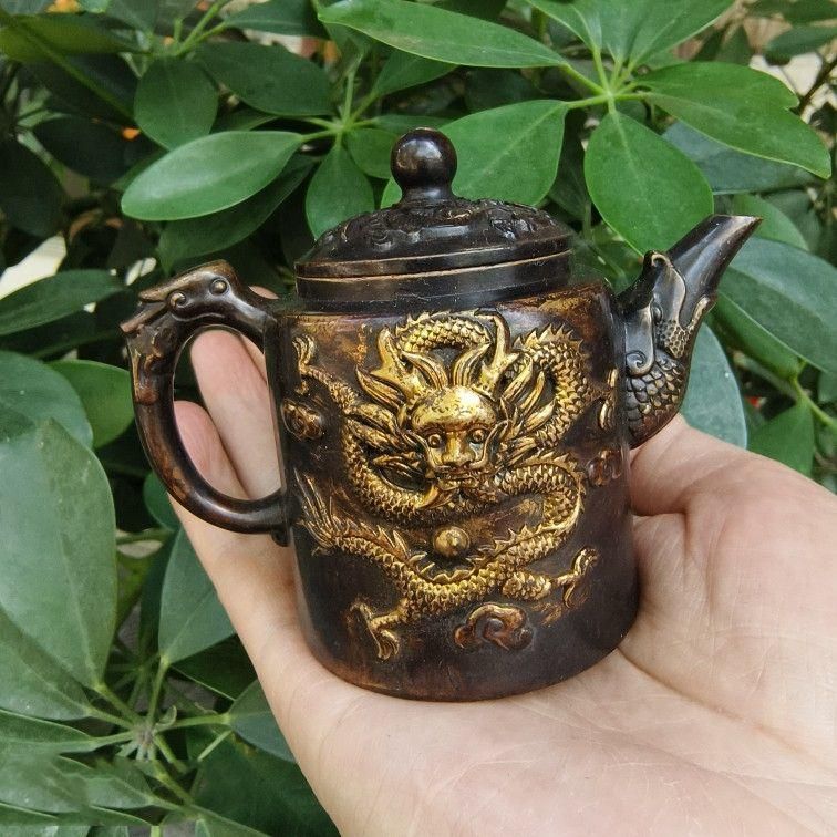 浮き彫り龍鳳 徳利  急須  茶道具  煎茶道具   工芸品 美術品 置物 浮き彫り龍鳳 徳利 急須 茶道具 煎茶道具 工芸品 美術品 置物