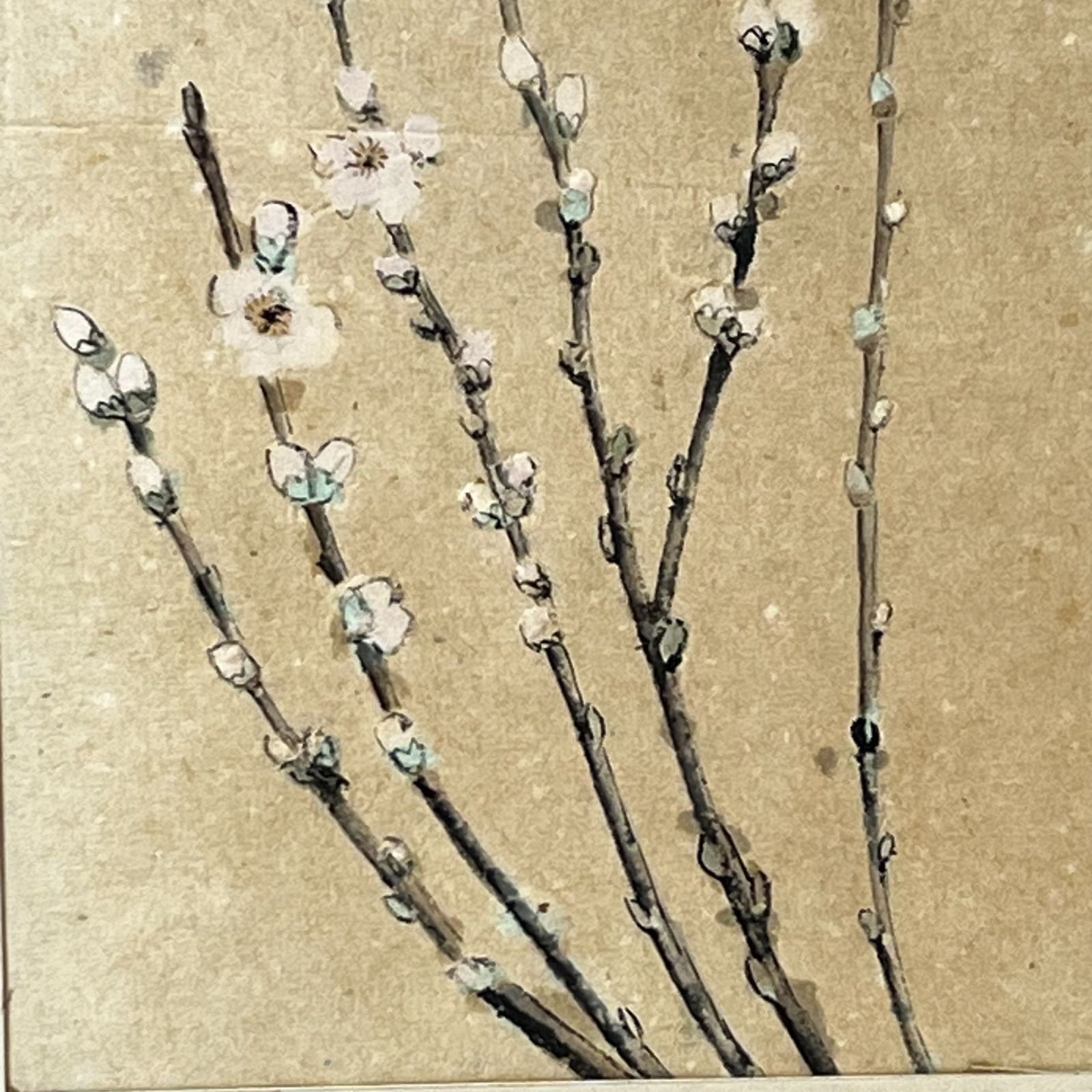 解体屋さん委託品 中国古美術 清時代木製肉筆絵※激安骨董