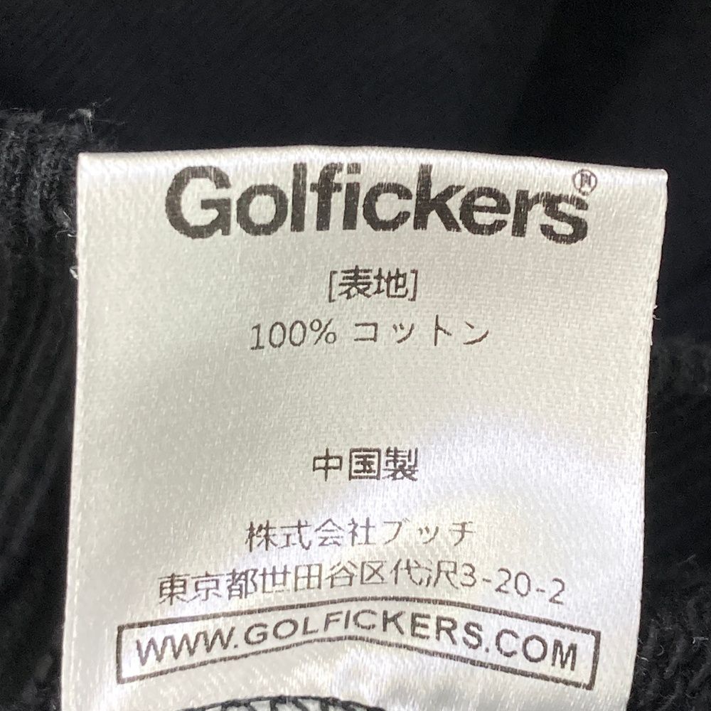 サイズ：M Golfickers ゴルフィッカーズ  フード付き スウェットベスト  ブラック系 [240101489829] ゴルフウェア メンズ ストスト サイズ：M Golfickers ゴルフィッカーズ フード付き スウェット
