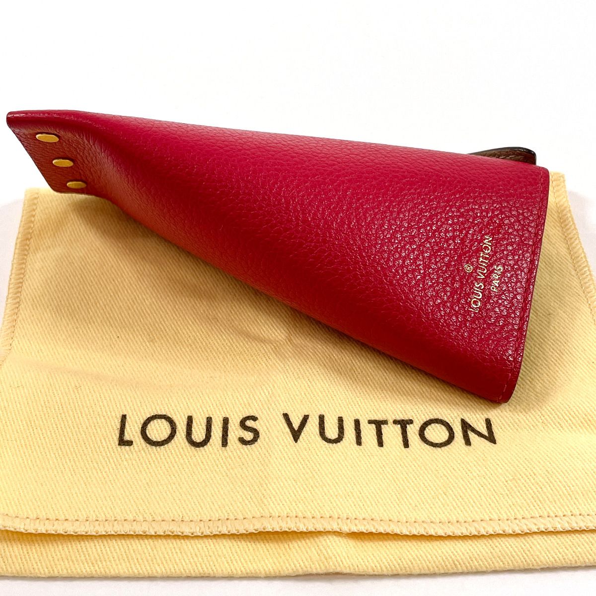 Louis Vuitton ピンク レザー キーケース ルイヴィトン LOUIS VUITTON