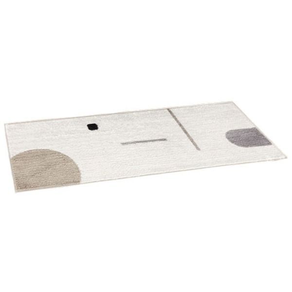 MEDIK 長方形ラグ 40×100cm ダークブラウン MCH-A021-DB
