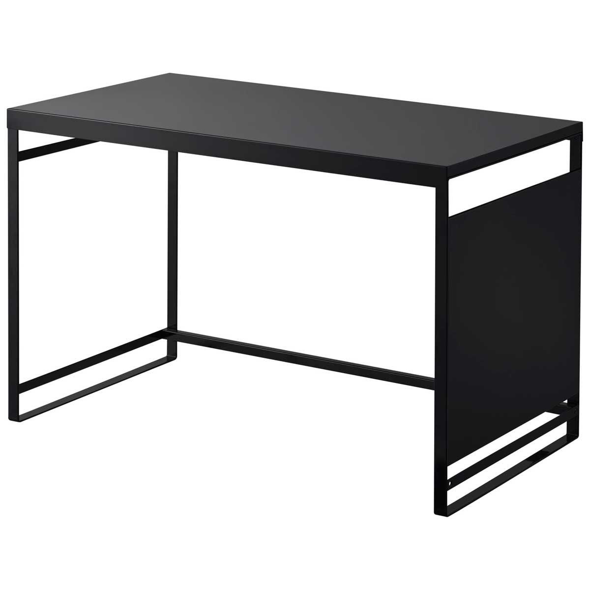 レンジラック 山崎実業 tower タワー スチールパネル付きレンジラック W 75 1484 ブラック SPORTUS