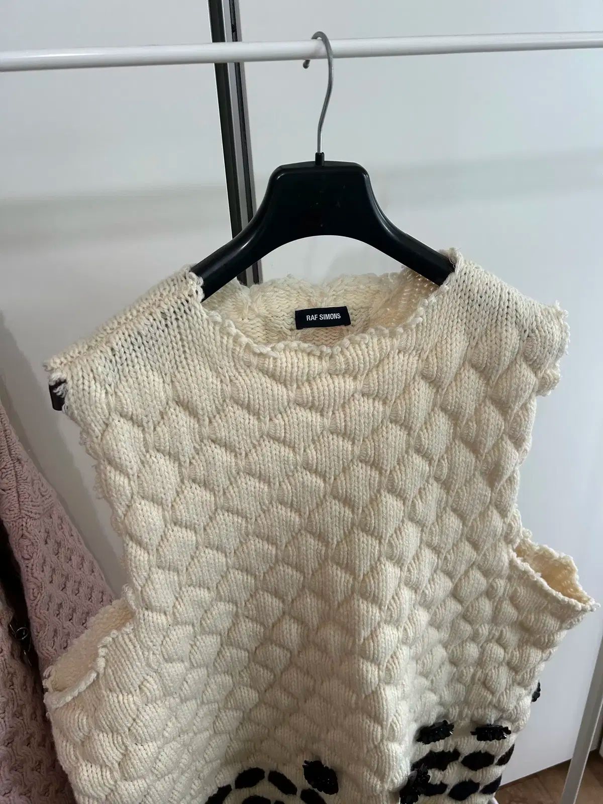 RAF SIMONS ラフ シモンズ コサージュ ニット セーター ベスト