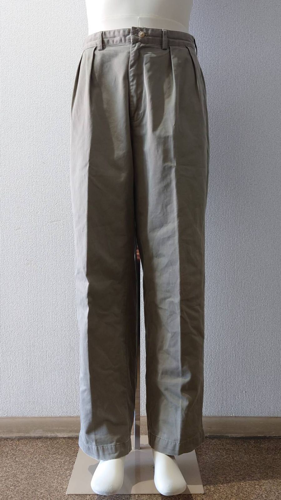 90's Polo Ralph Lauren “ANDREW PANT” ツータック チノパンツ W34 L30