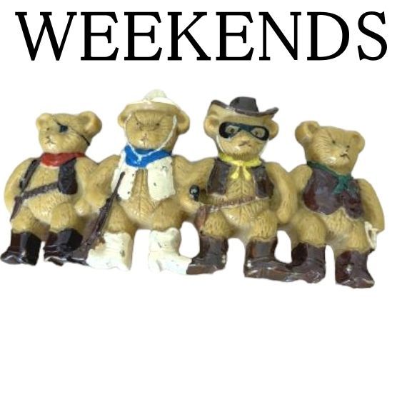 WEEKENDSクマビンテージバレッタ