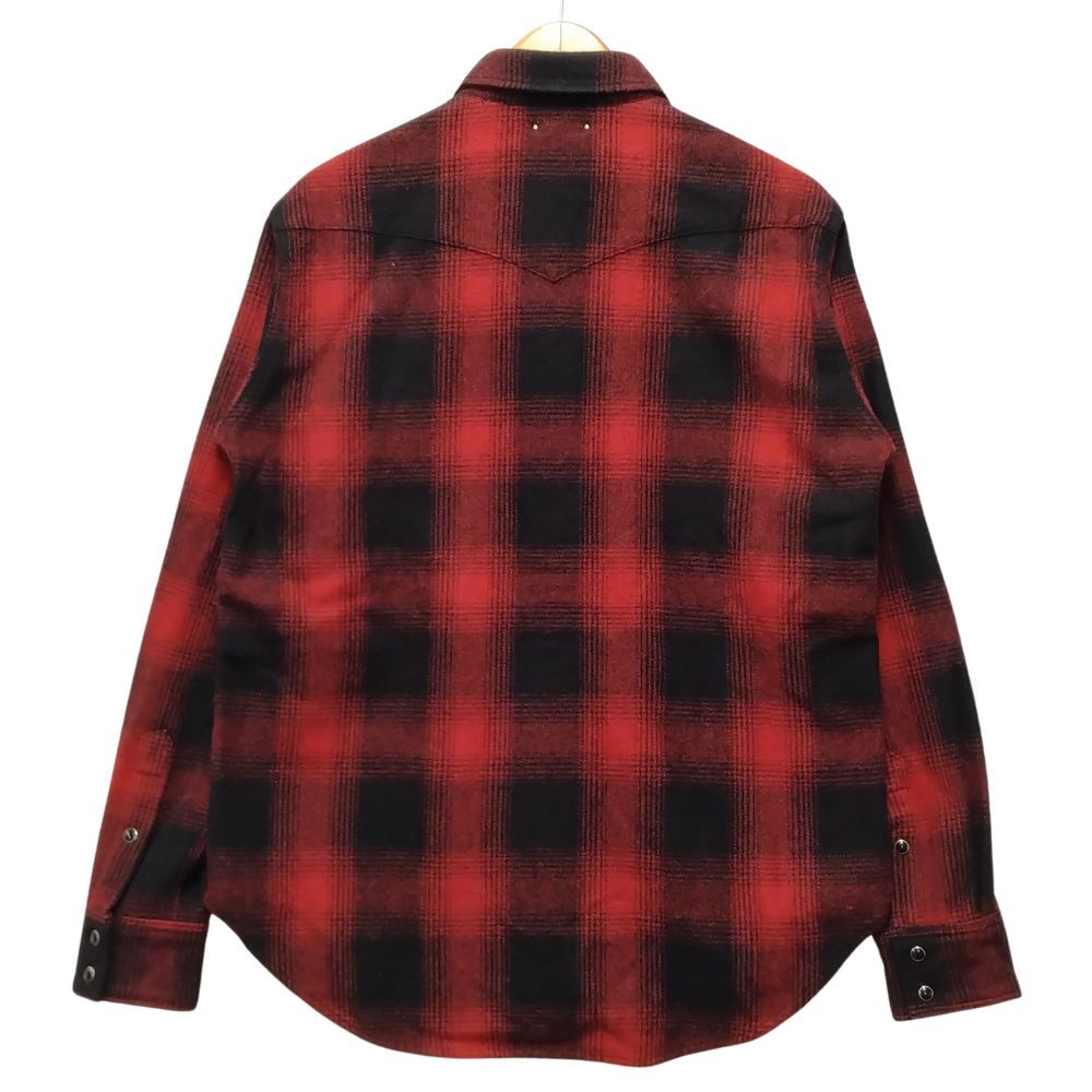 MINEDENIM マインデニム Ombre Check Flannel RF Western SH オンブレ
