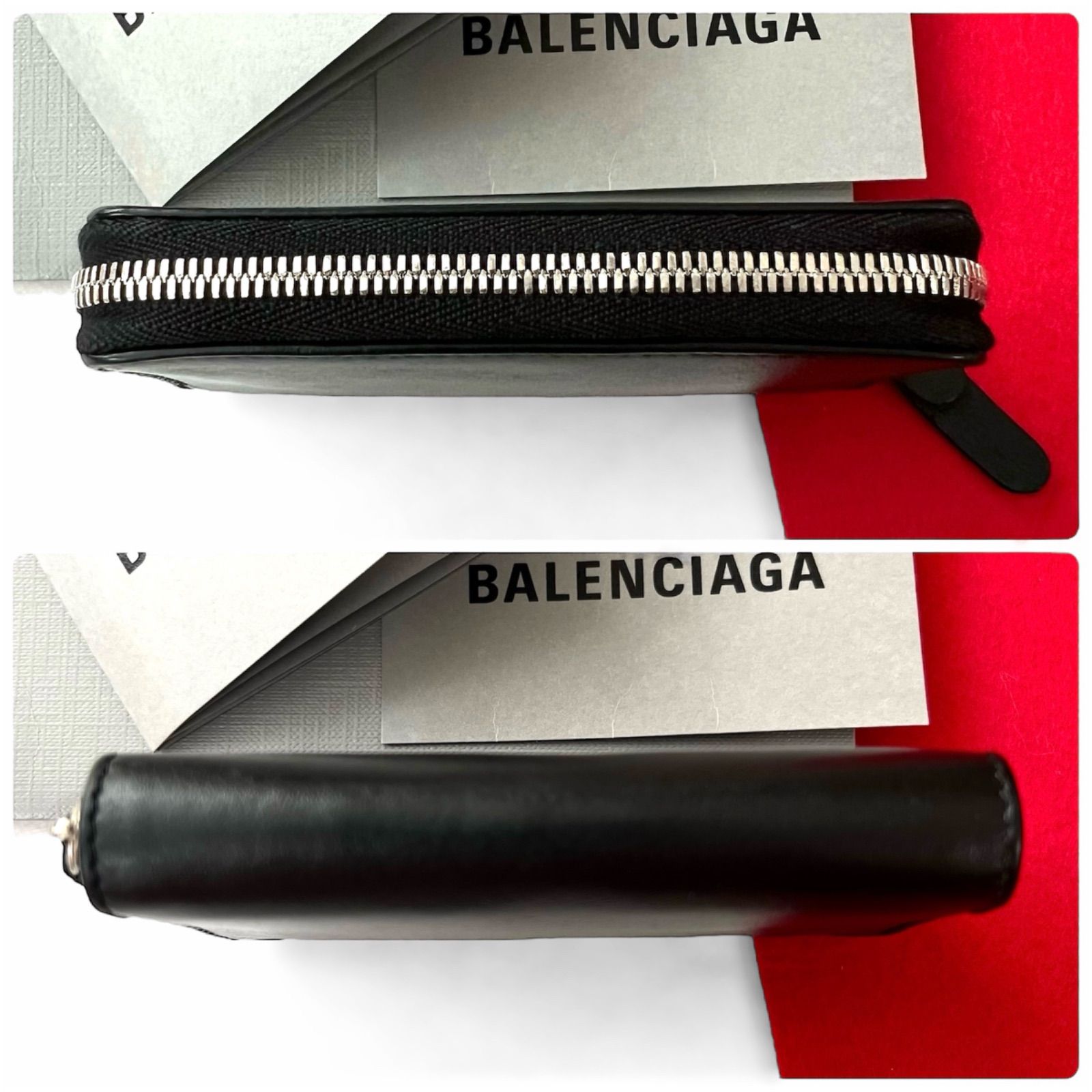 美品✨BALENCIAGAバレンシアガ財布コインケースカードケース516373黒 美品✨BALENCIAGAバレンシアガ財布 コインケースカードケース