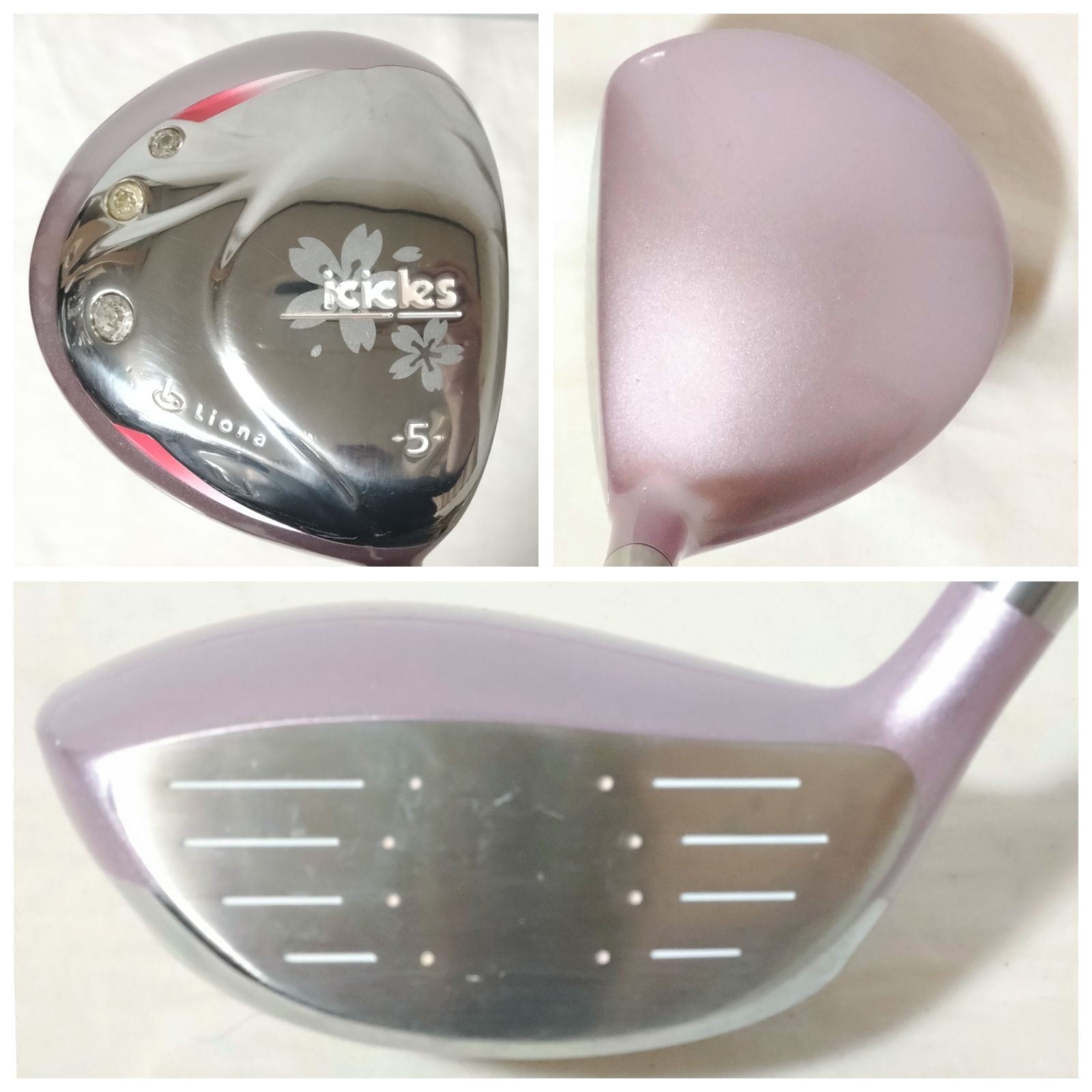美品 icicles Liona サクラ レディース ゴルフクラブセット 6本セット