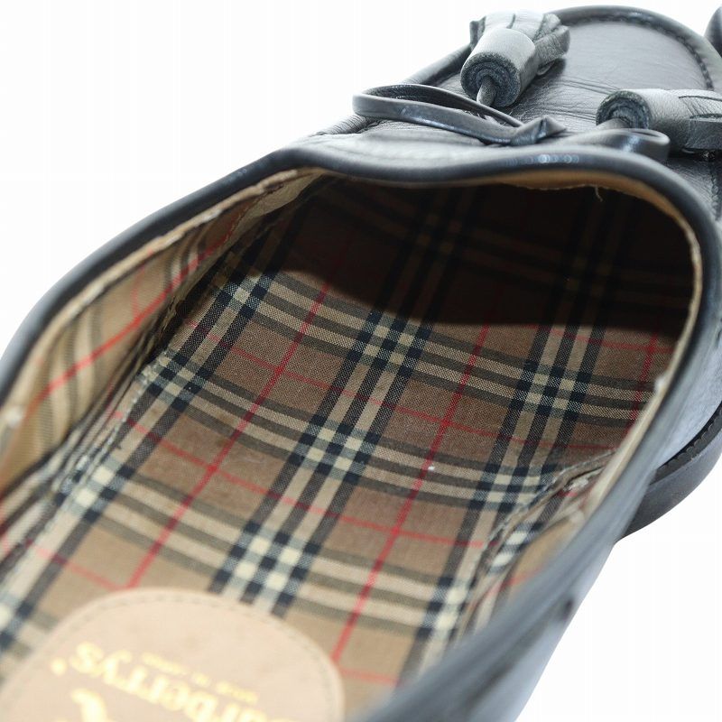 バーバリーズ Burberrys ローファー 革靴 モカシン レザー ノバ