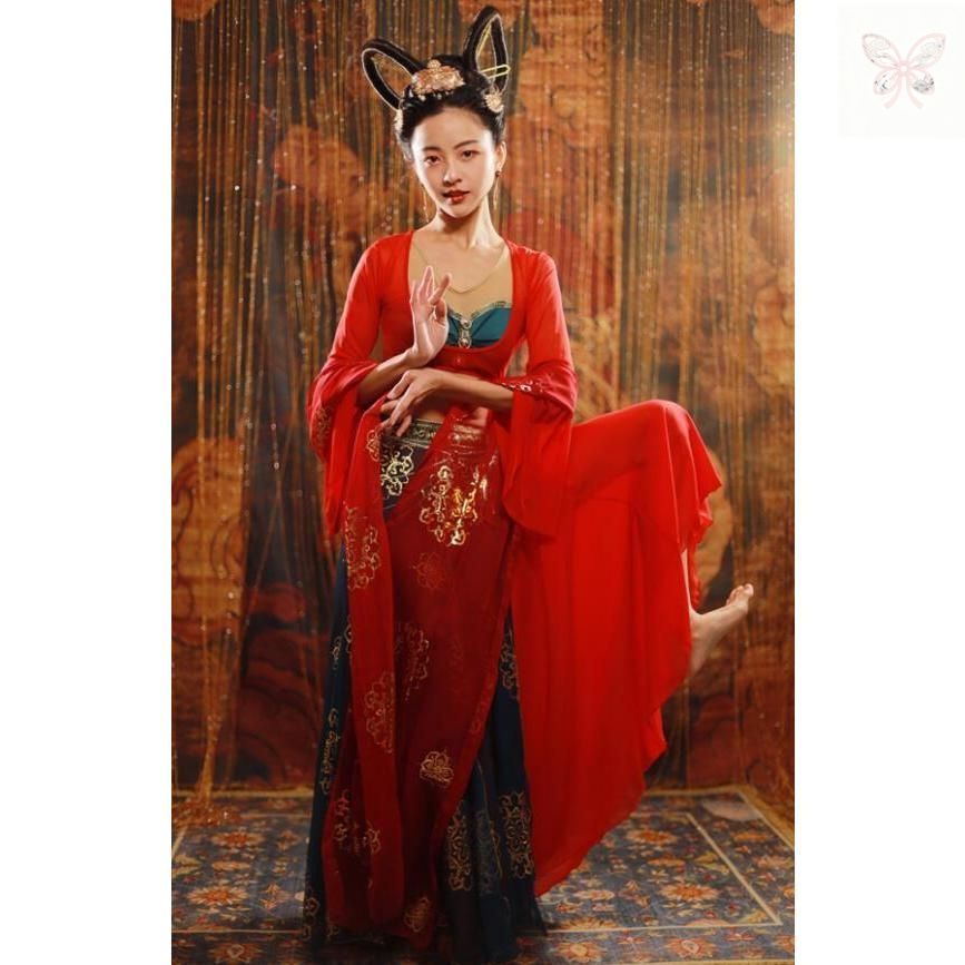 敦煌古典舞踊ダンス衣裳 チャイナ民族ダンス