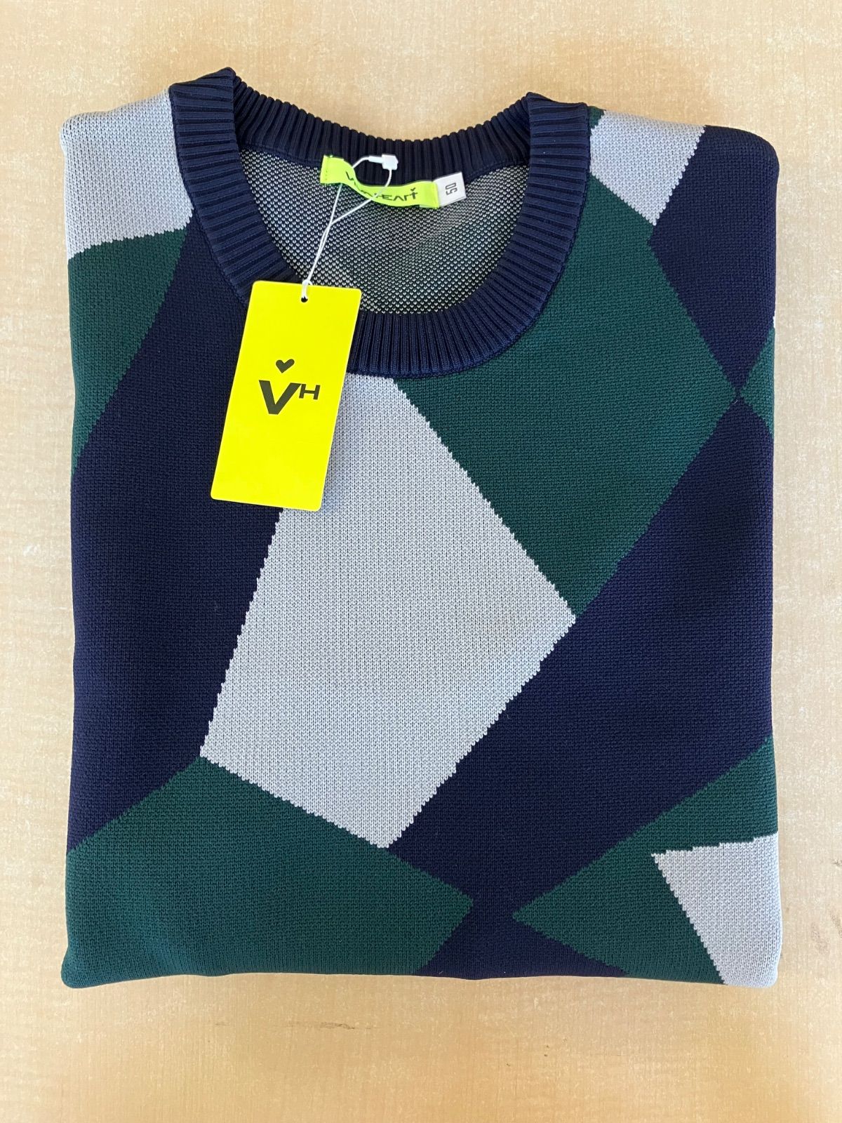 VIVA HEART ゴルフウェア 50サイズ グリーン＆ネイビー 011-12010-50-24 即 不可