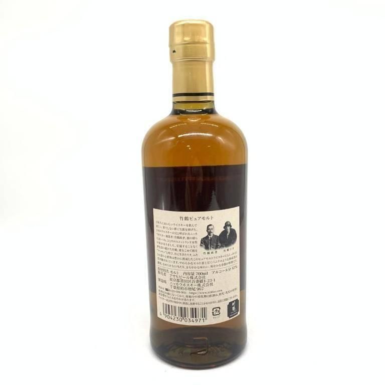 NIKKA WHISKY 竹鶴 PURE MALT 700ml 黒ラベル