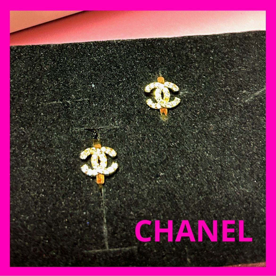 ゴールド CCロゴ パール装飾 フープピアス CHANEL シャネル CCロゴ ピアス ミニ フープピアス ゴールド