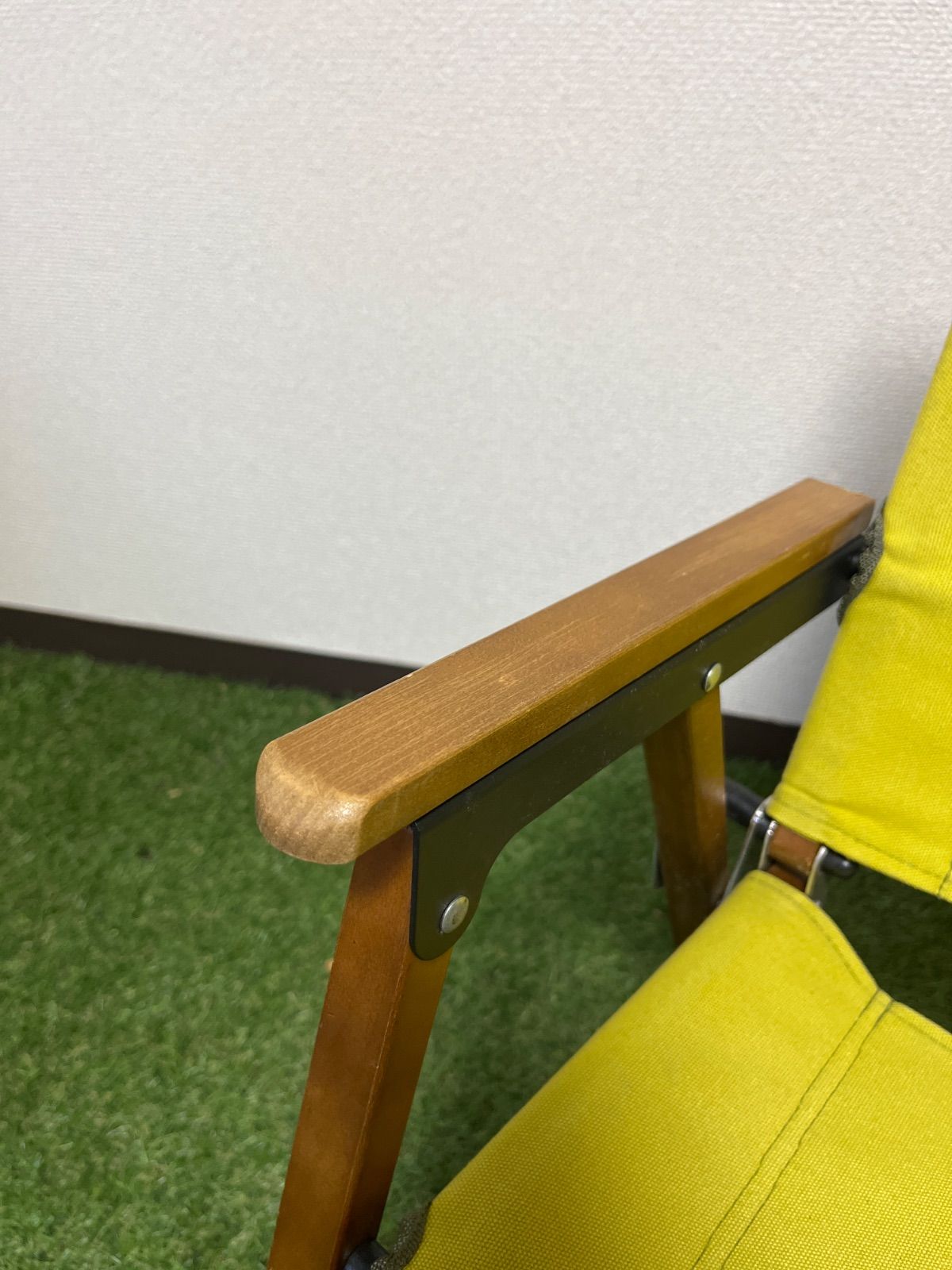 ハイランダー ウッドフレーム カーミットチェア コットン グリーン2脚セット ハイランダー ウッドフレーム カーミットチェア コットン グリーン2脚