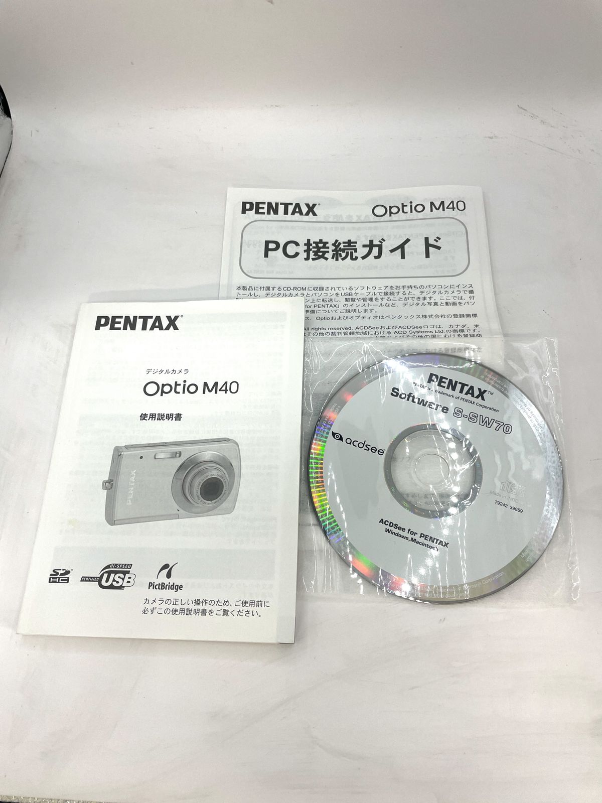 動作確認済み】 PENTAX optio M40 カメラ コンパクトデジタル