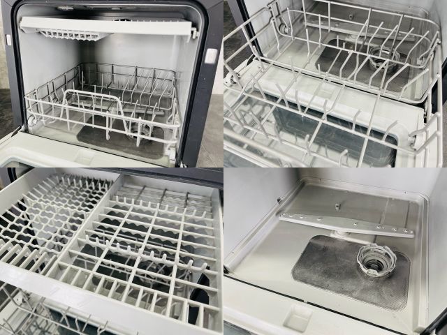 サンコー 食器洗い乾燥機 【中古】THANKO STTDWADB 2021年製 ブラック 