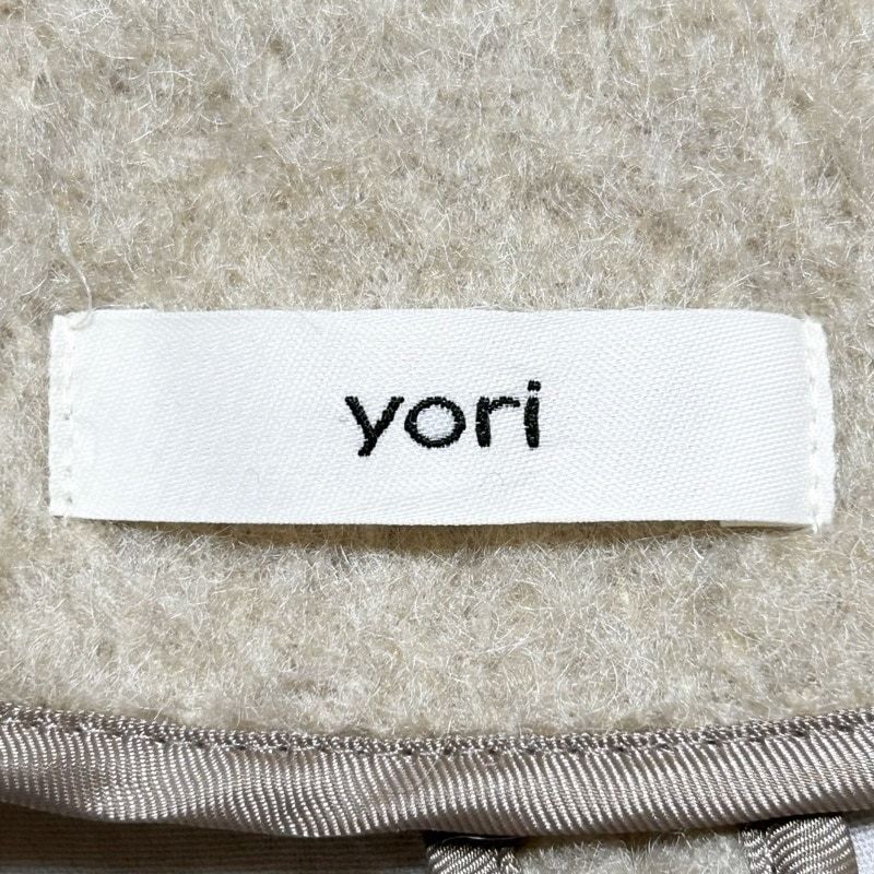 yori(ヨリ) コート サイズF レディース - ベージュ 長袖/冬 アクリル、毛