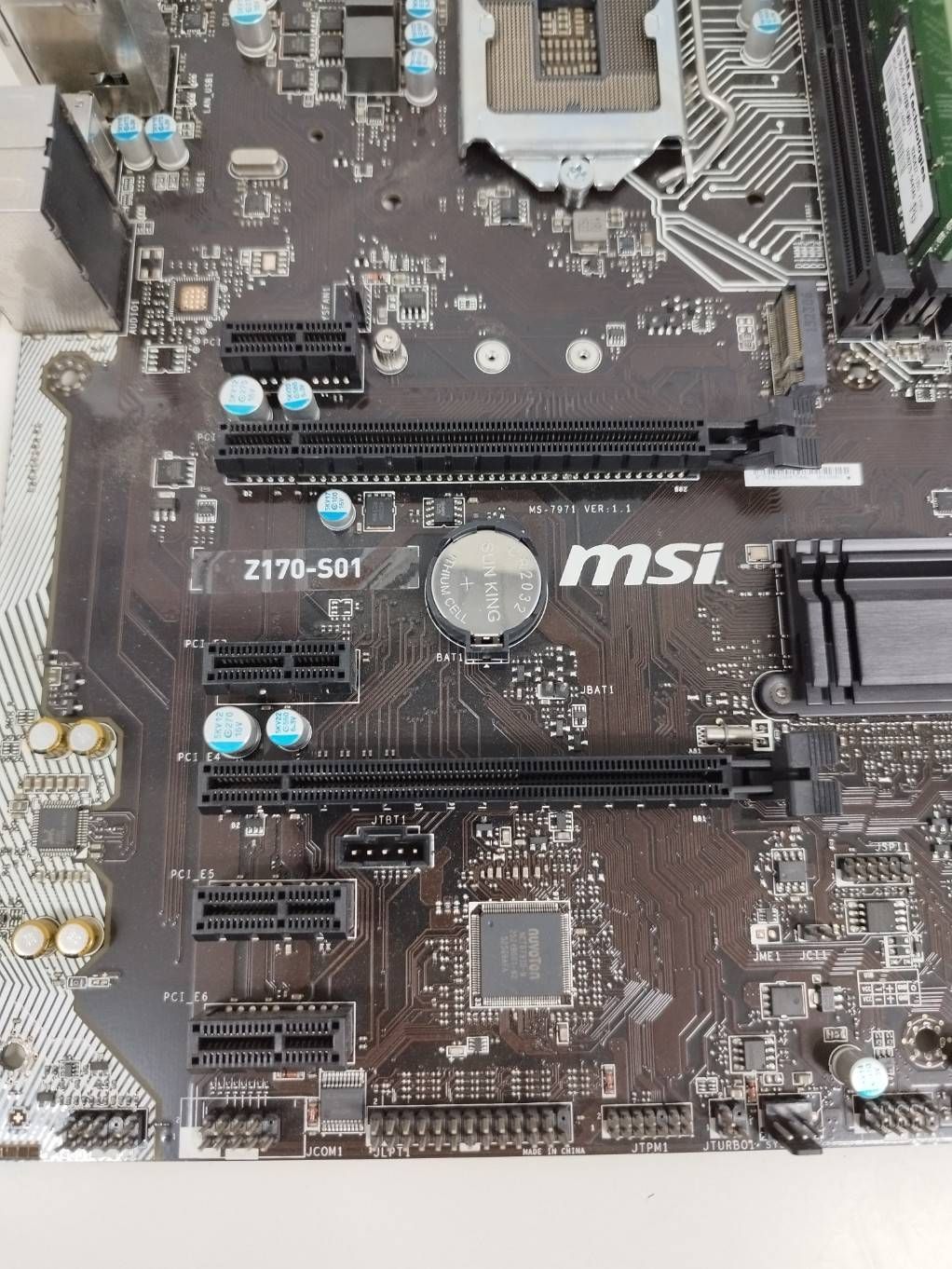 ジャンク】msi マザーボード Z170-S01 - メルカリ