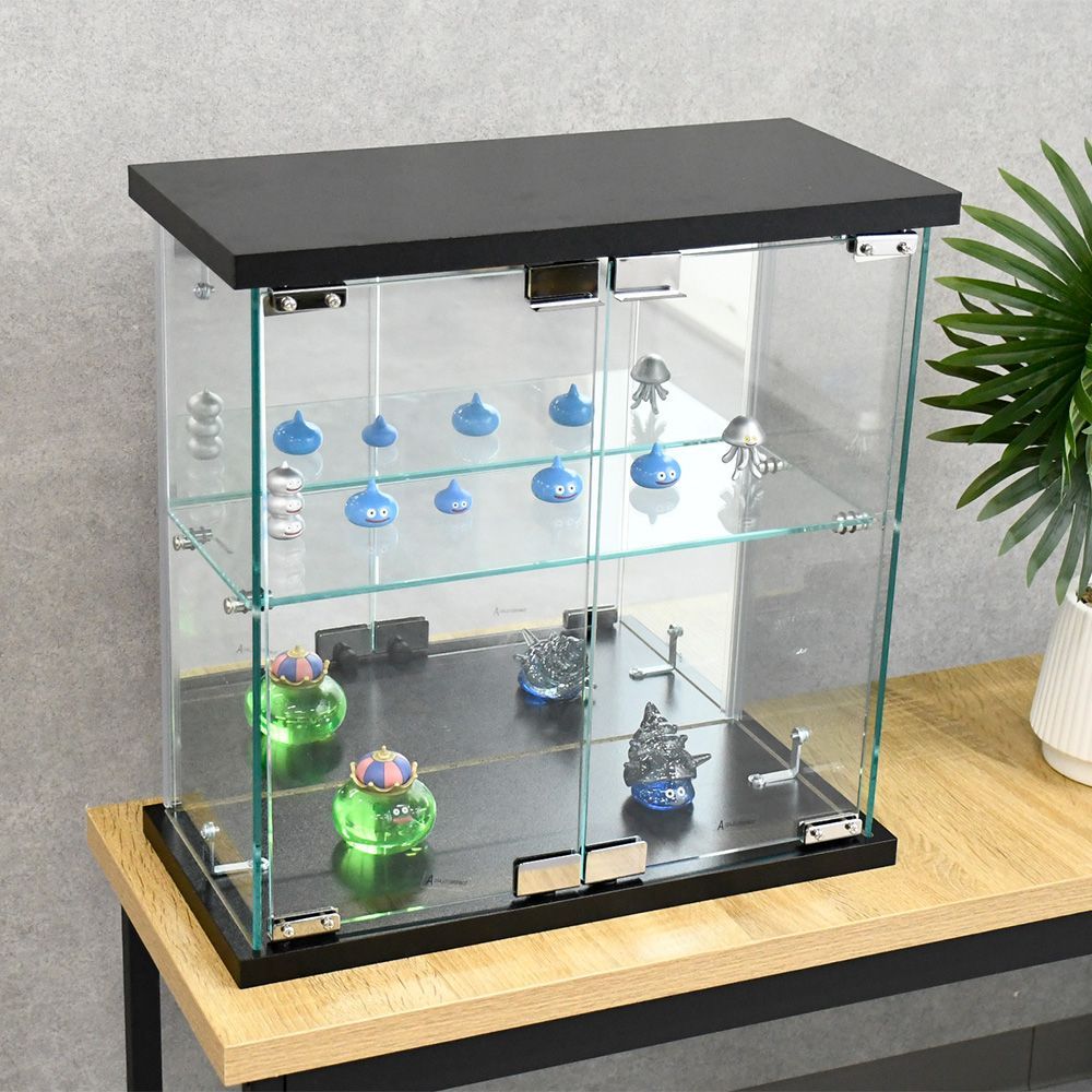 パレットライフ コレクションケース フィギュアケース 2段 グレー パレットライフ コレクションケース フィギュアケース 2段 グレー