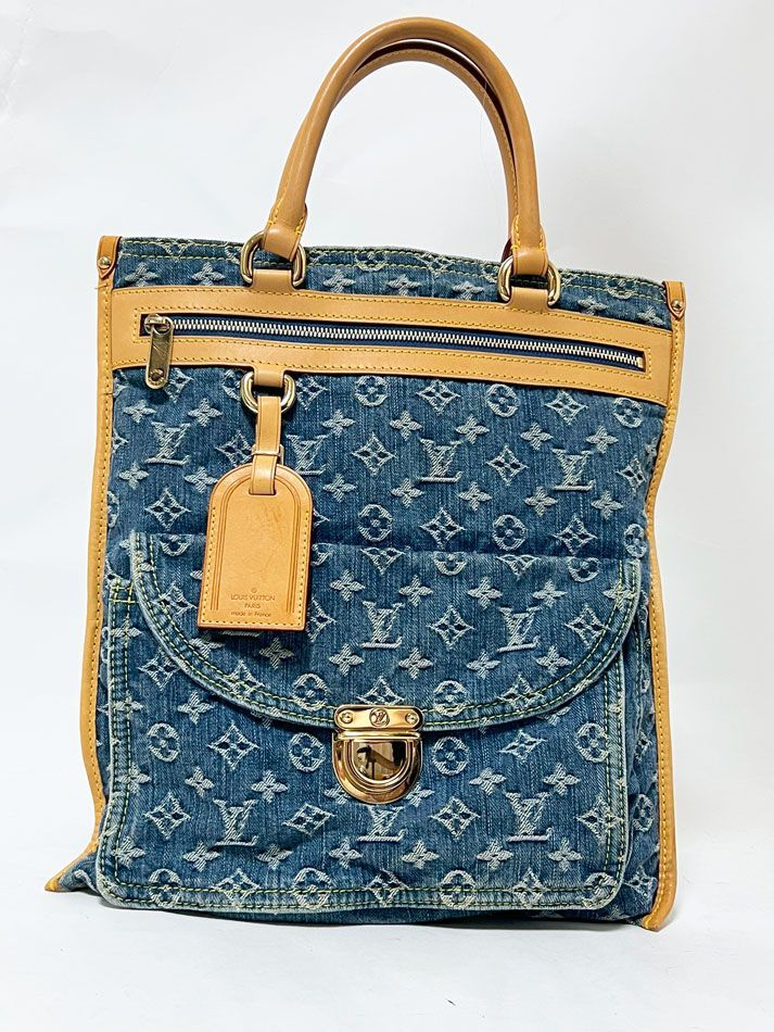 ルイヴィトン 　フラットショッパー　M95018　モノグラムデニム Amazon | [ルイヴィトン] M95018 モノグラムデニム フラットショッパー