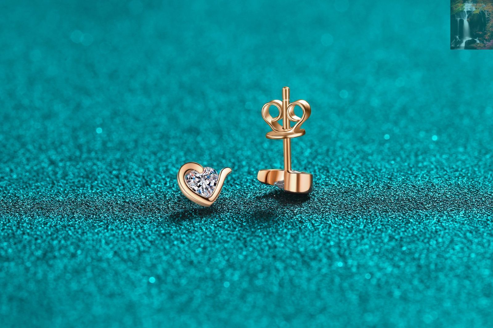 ピアス モアサナイト 0.6ct シルバー925 人工ダイヤモンド
