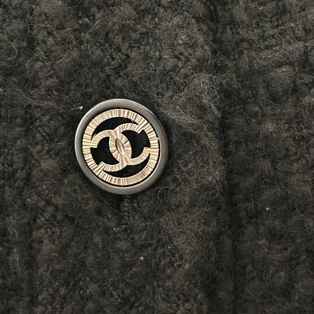 美品 14AW CHANEL シャネル ココマークボタン ウール ロング ノー  