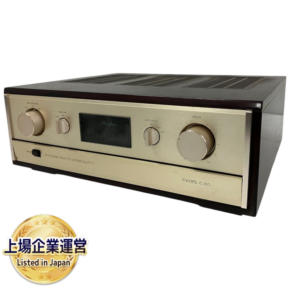 Accuphase C-280 ステレオ プリアンプ 70年代 アンプ オーディオ ジャンク T9177007 - メルカリ