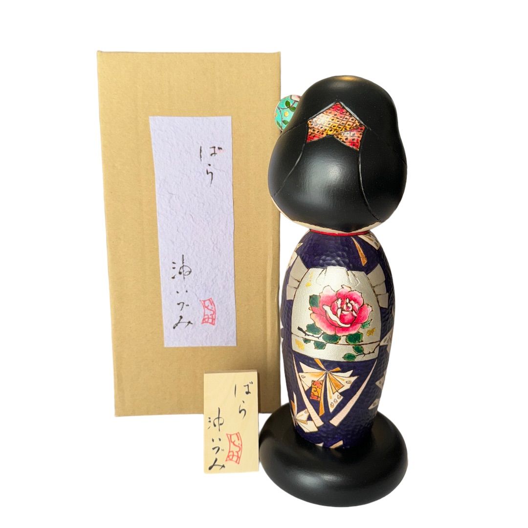 創作こけし 沖いづみ 【 ばらBara 】 Kokeshi Doll - メルカリ