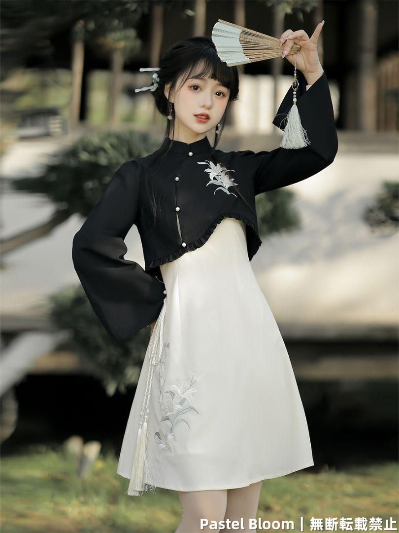 2025 豪華刺繍 漢服 かんふく 古風衣装 レトロ風 中華ロリータ コスプレ ワンピース 唐装 仙女服 中華風 美しい刺繍 仮装 撮影 学園祭 文化祭 人気キャラ ハロウィン HF-137