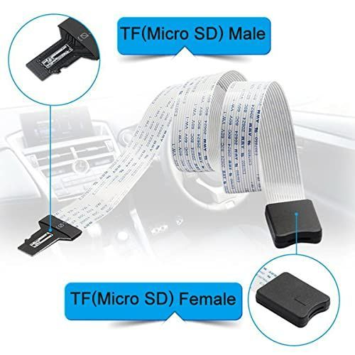 TFオスからTFメス。 cablecc Micro-SD TFメモリーカードキット オス 