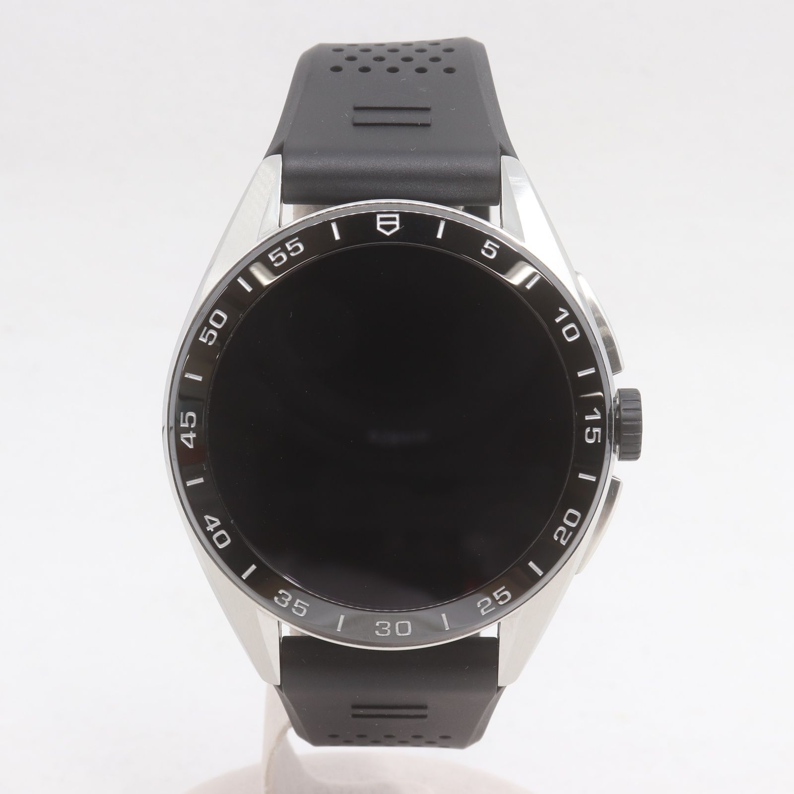 ITLGI5ZSTIRW TAG Heuer タグホイヤー コネクテッド キャリバーE4 SBR8A10 SS/ラバー スマートウォッチ メンズ腕時計