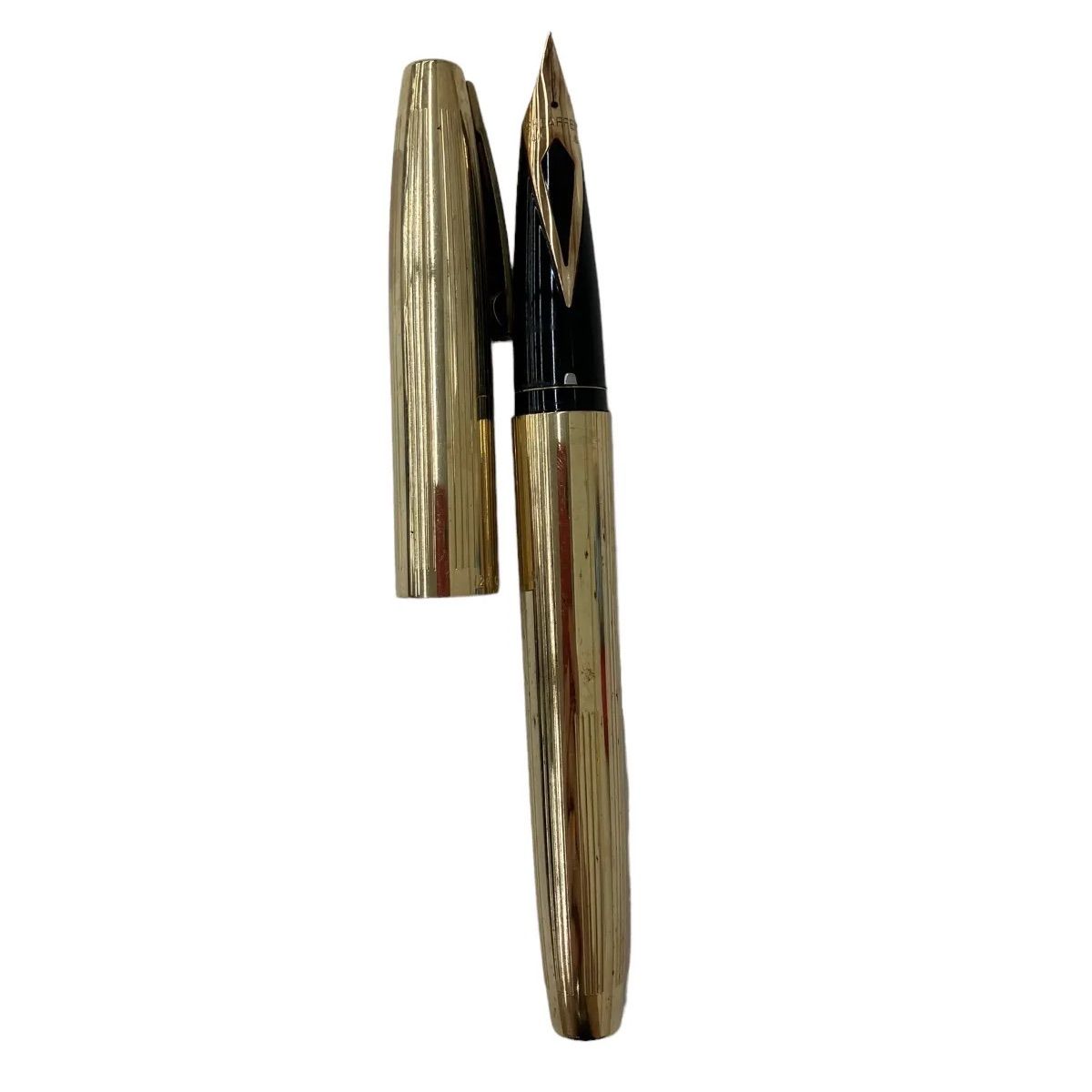 683000 SHEAFFER シェーファー 万年筆 12K G.F ペン先14K ☆動作