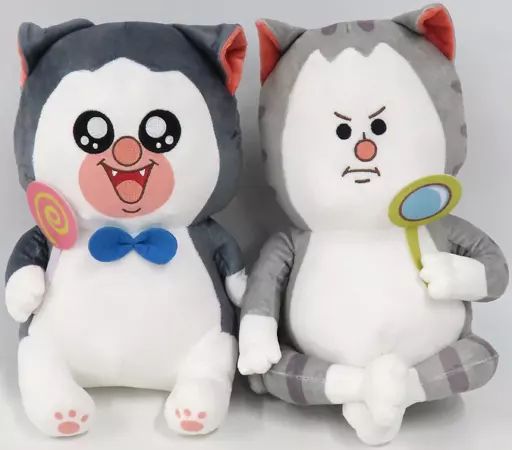中古】ぬいぐるみ 全2種セット BIGぬいぐるみ 「まめきちまめこ
