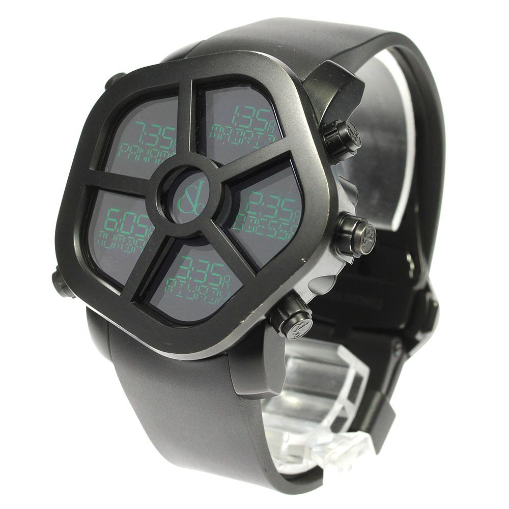 ジェイコブ ゴースト ダイヤ デジタル 5タイムゾーン - 腕時計(デジタル)