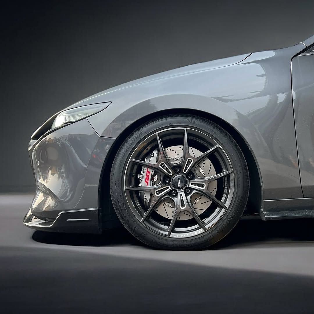 JBT BRAKE SYSTEM コンプリートブレーキキット フロント用 キャリパーセット マツダ3 MAZDA 3 BPFP スリット＋ドリルドローター