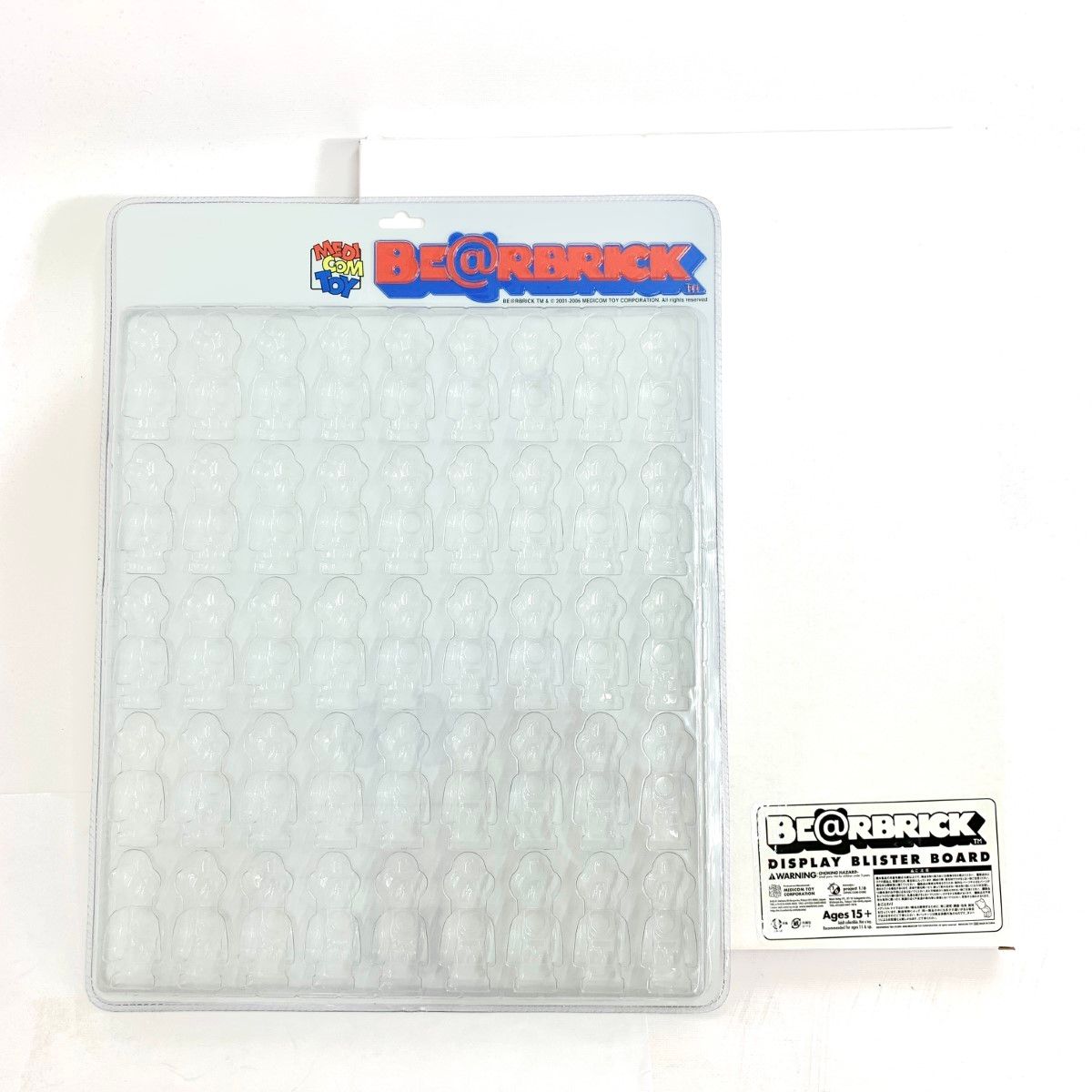 美品 MEDICOM TOY メディコムトイ BE@RBRICK ベアブリック ディスプレイ ブリスターボード   クリア   　240002228501