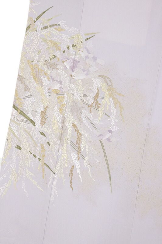 平和屋着物○訪問着 絞り 刺繍 雪輪花文 金彩 正絹 逸品 DAAS3694ps