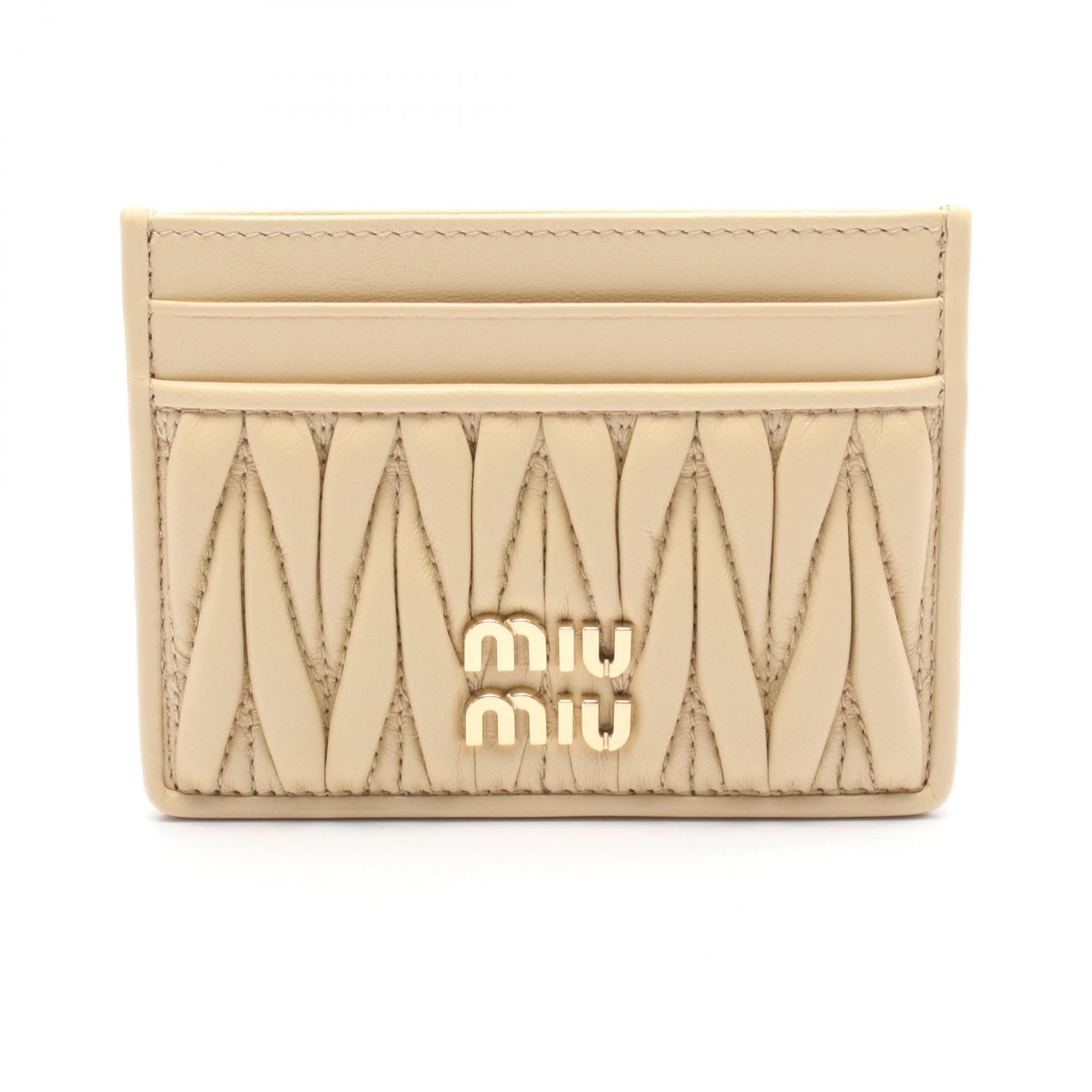 ミュウ ミュウ Miu Miu カードケース MATELASSE マテラッセ 