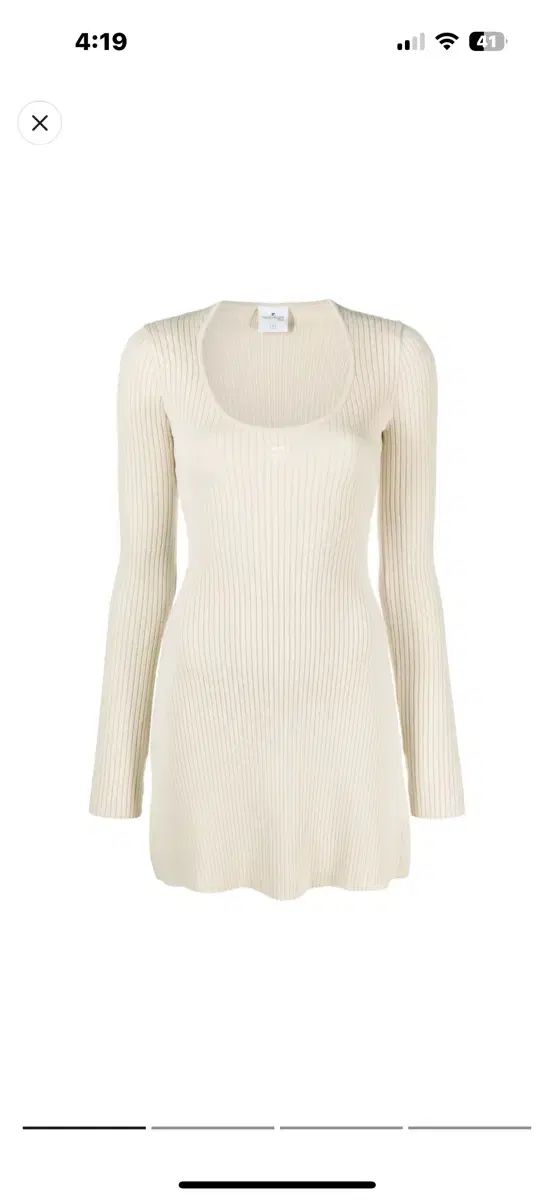 Courreges クレージュ ニット ワンピース