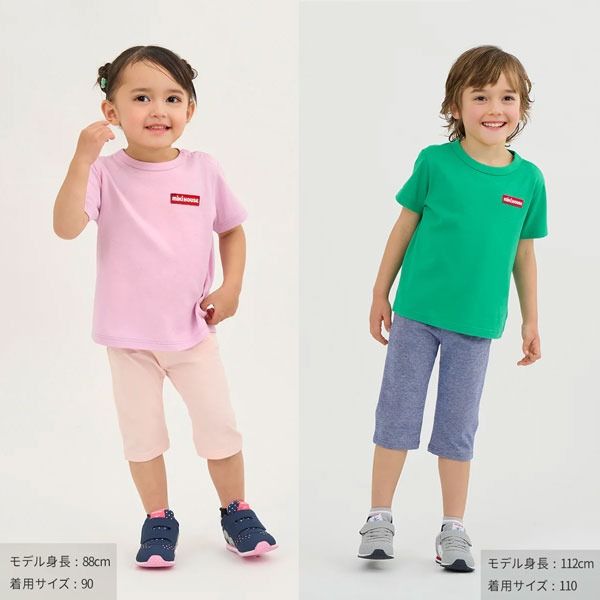 ミキハウス mikihouse ワッペンロゴ 半袖 Tシャツ 140 黒（05