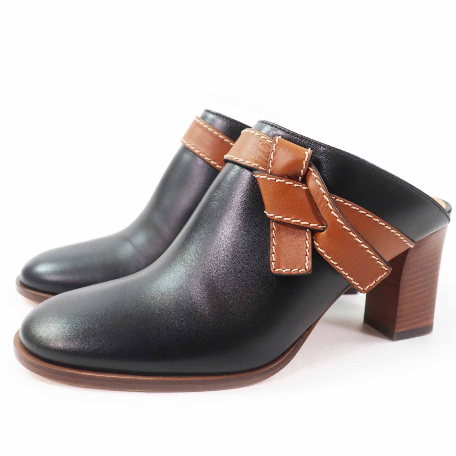 未使用品◎LOEWE ロエベ GATE MULE 70 ゲート ミュール レザー