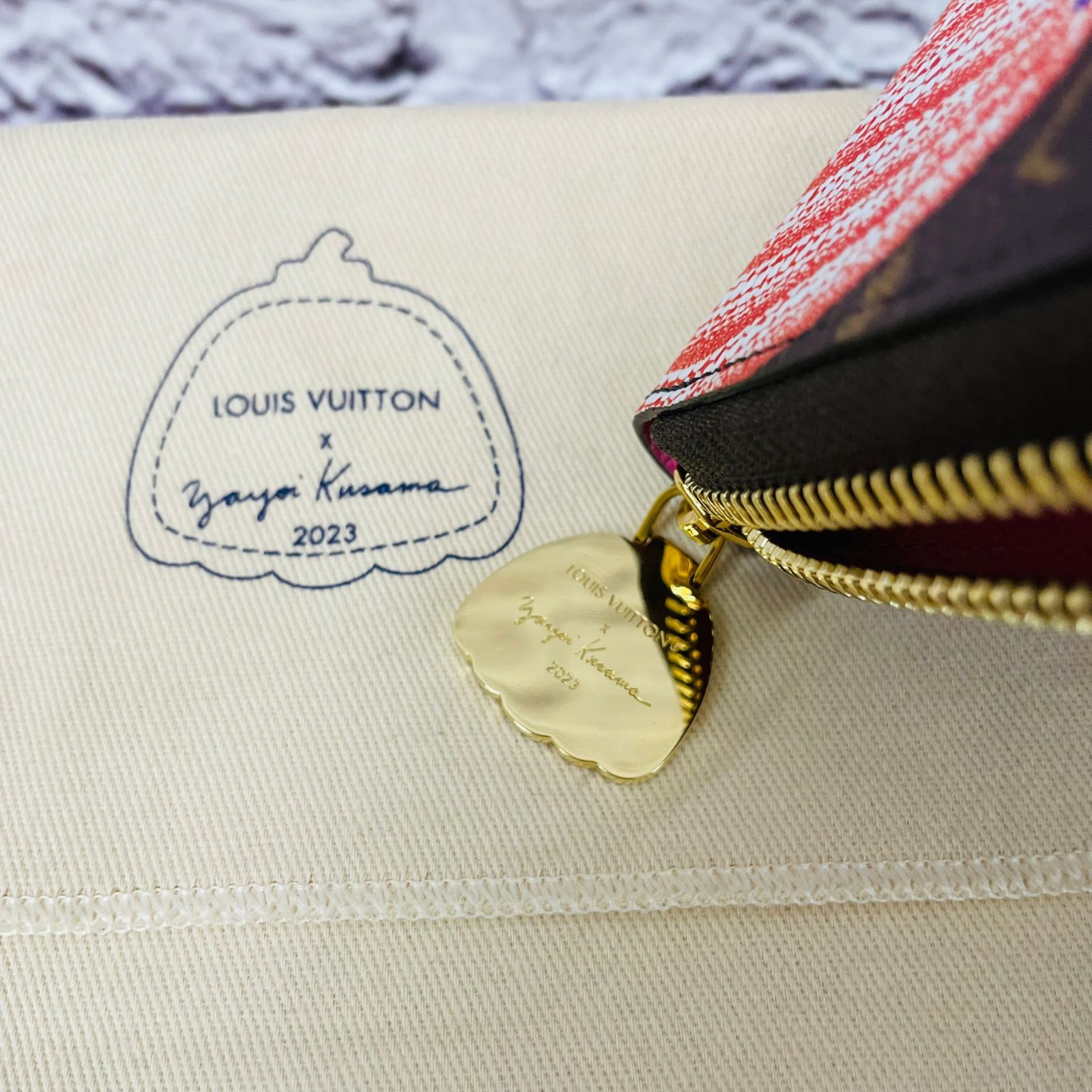 Louis Vuitton ルイヴィトン 草間彌生 モノグラム ジッピーウォレット M82106 ルイヴィトン x 草間彌生 ジッピー・ウォレット モノグラム パンプキン