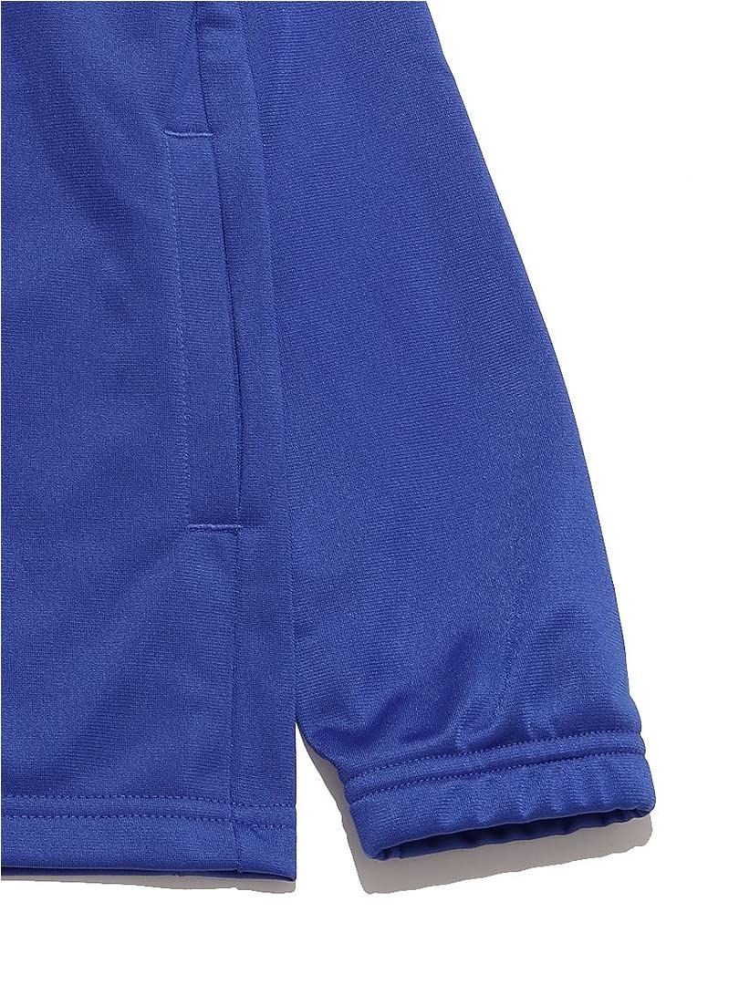  アディダス ジャージ上下セット キッズ トラックスーツ ボーイズ Top ブラック ホワイト Bottom IC 5686 160 その他 キッズ服(100cm~)