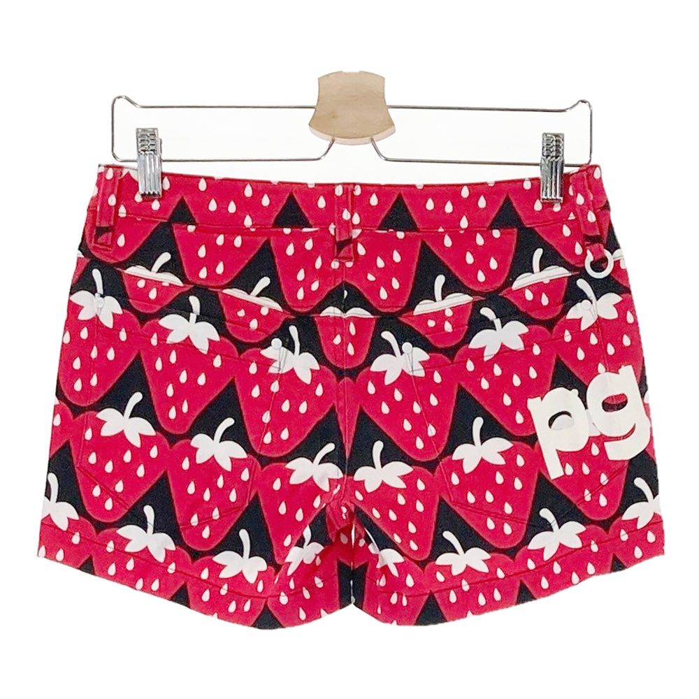 パーリーゲイツレディース新品未使用！イチゴ柄 サイズ：1 PEARLY GATES パーリーゲイツ ショートパンツ イチゴ柄